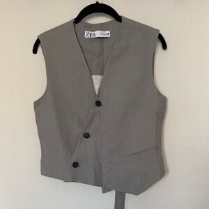 Zara Asymmetrical Vest